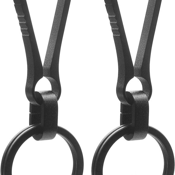 Titanium Carabiner Keychain Clip, Minimalist Keychain Key Clip EDC Quick Release - Picture 1 of 9